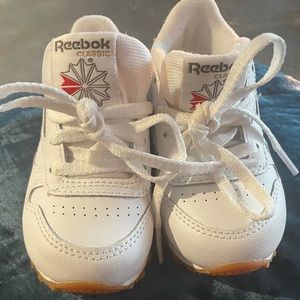 Reebok Classic white toddler size 5.5
